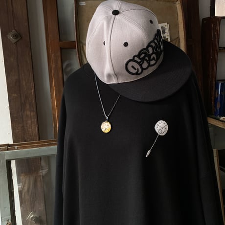 CLOPOA BLACK standard necklace yellow【K0903】