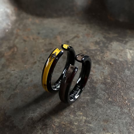 【K0672】CLOPOA BLACK standard 2way earcuff&rings 2本セット