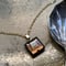 antique square dial necklace K18GP【K0813】