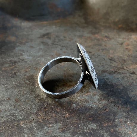 【K0613】 antique dial ring 14号(ボックス付)