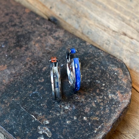 【企画展作品】CLOPOA standard 2way earcuff&rings “sunset color”2本セット 【something special/S0030】