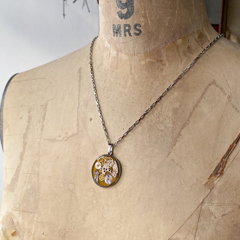 new!!】CLOPOA standard necklace dark yellow【K09