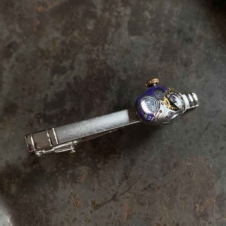 antique movement colors tiepin purple (ボックス付)【K0718】