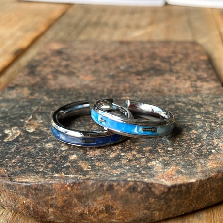 【企画展作品】CLOPOA standard 2way earcuff&rings “sunset color”2本セット 【something special/S0032】