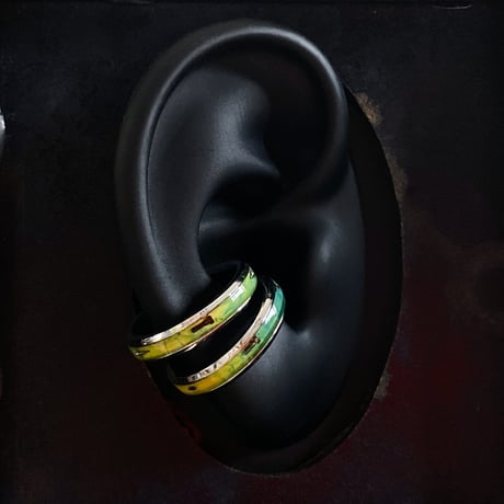 【再製作】CLOPOA season's multicolored 2way earcuff&rings 2本セット"May 25th" 【K1030】