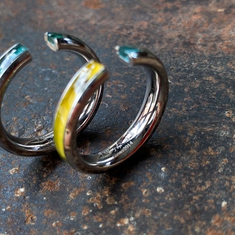 【再製作】CLOPOA season's multicolored 2way earcuff&rings 2本セット"May 25th" 【K1030】