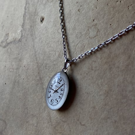 antique dial necklace"art nouveau1920's〜"【K0762】