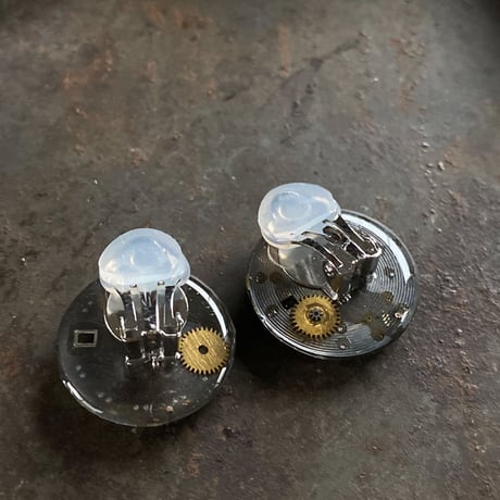 antique color dial earrings 【K0570】
