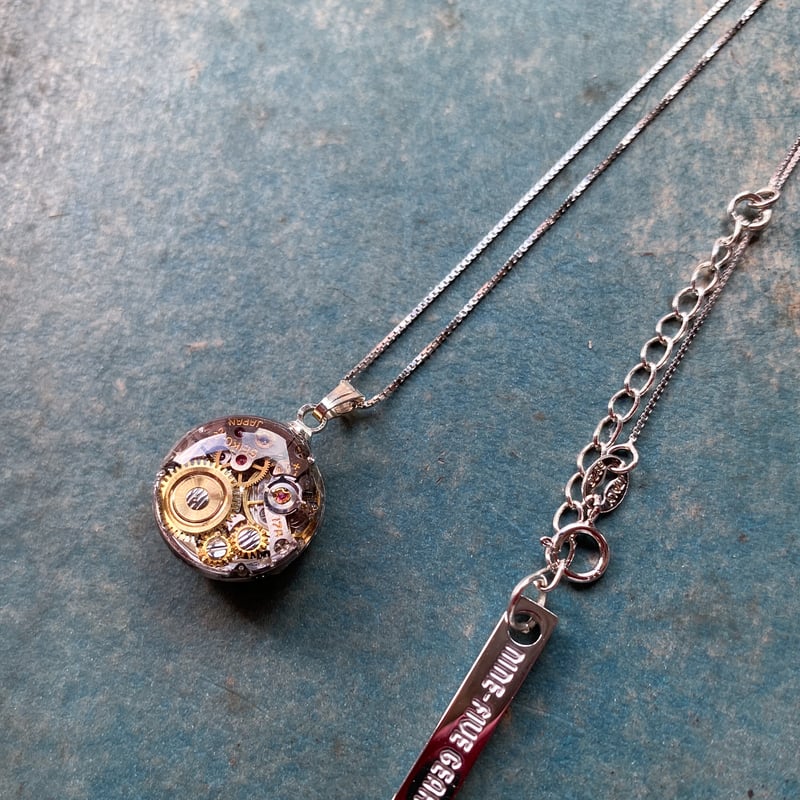 企画展作品】antique small movement necklace 