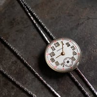 antique dial chain looptie "SEIKOSHA NATION"【K0755▲】