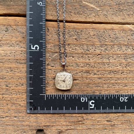 antique dial necklace "BULOVA"【K0831】