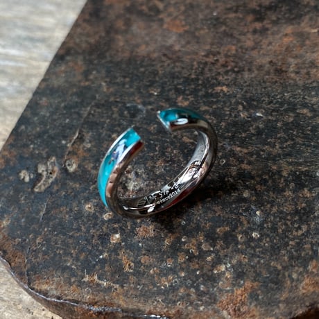 【new!!】CLOPOA pinky 2way earcuff&rings turquoise blue #7【K0996】