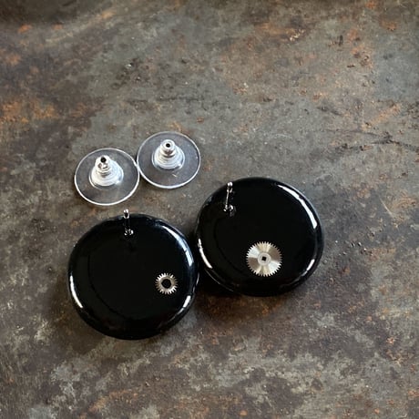 antique color dialpierced earrings【K0701】