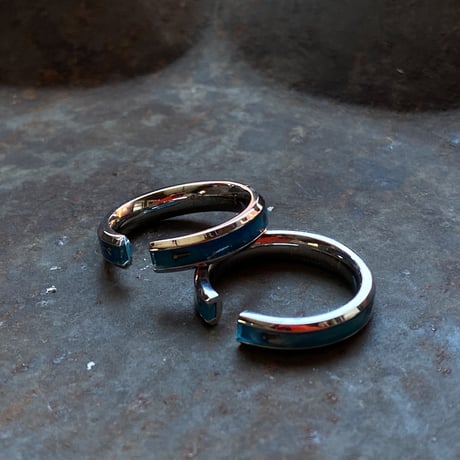 CLOPOA standard 2way earcuff&rings “marine color”2本セット 【K0790】