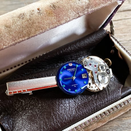 【K0696】 antique dial&movement tiepin