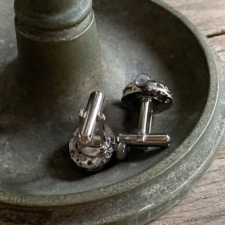 antique movement cufflinks【K0789】