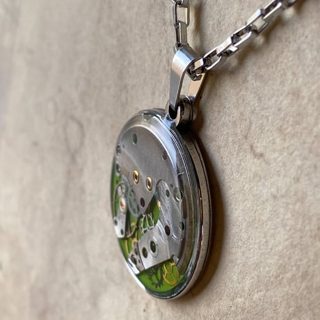 CLOPOA standard necklace lightgreen【K0557】