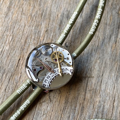 CLOPOA "NINE-FIVE GEARS" looptie necklace  military green【K0909】