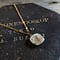 【K0673】 square dial necklace K18GP