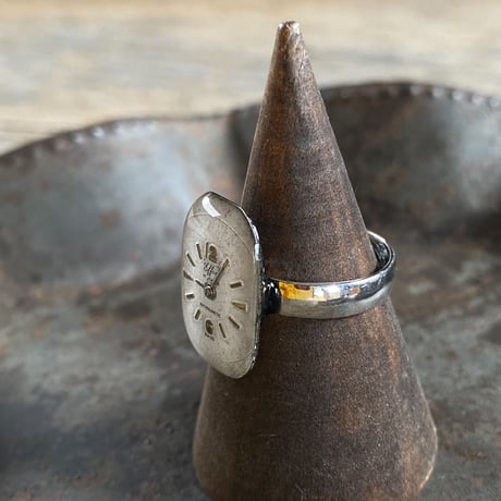 【K0626】 dial ring SV925 13号(ボックス付)