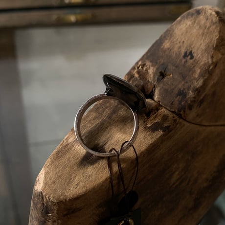 antique dial ring #13 "BENRUS"【K0872】