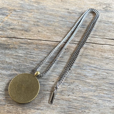 【K0693】CLOPOA standard large necklace red
