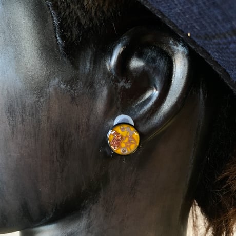 CLOPOA standard earrings yellow【K0723】