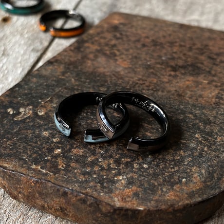 【new!!】CLOPOA BLACK standard 2way earcuff&rings 2本セット【K1014】