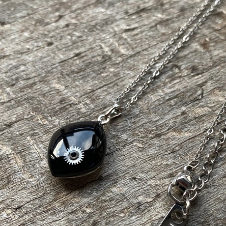 antique marquise dial necklace【K894】
