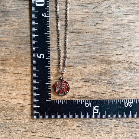 CLOPOA petit necklace red【K0773】