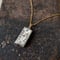 antique rectangle necklace \"WALTHAM\" K18GP【K1031】