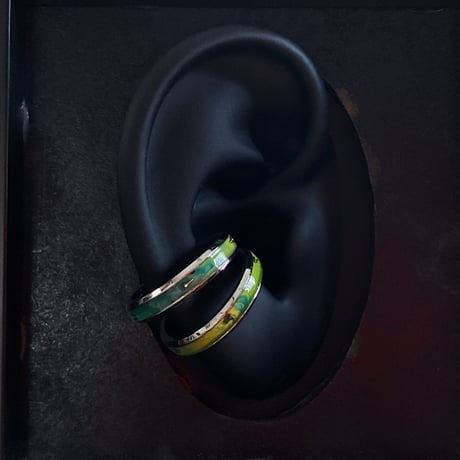 【再製作】CLOPOA season's multicolored 2way earcuff&rings 2本セット"May 25th" 【K1029】