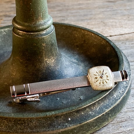 antique square dial tiepin【K0736】