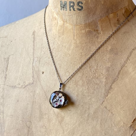 【企画展作品】antique dial&movement necklace【something special/S0008】
