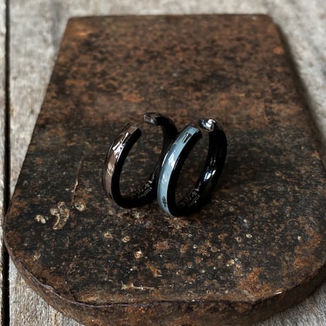 【new!!】CLOPOA BLACK standard 2way earcuff&rings 2本セット【K1014】