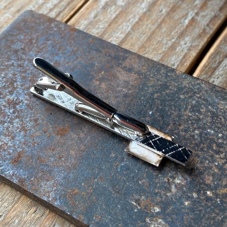 antique square dial tiepin "ELGIN"【K0849】