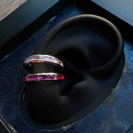 【new!!】CLOPOA season's multicolored 2way earcuff&rings 2本セット"June 12th"【K1026】