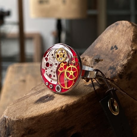 CLOPOA standard round ring red #15【K0917】