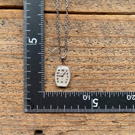 antique dial necklace "LADY ELGIN"【K0833】