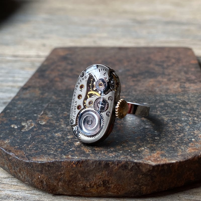 new!!】antique movement ring 