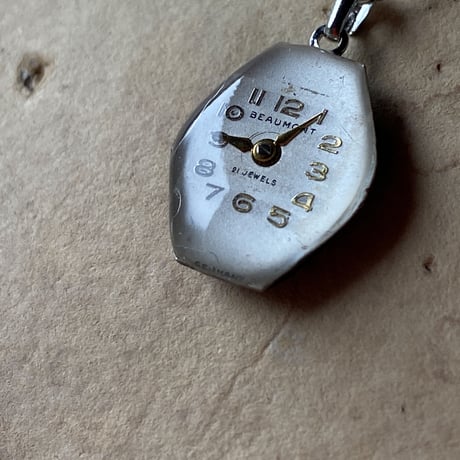 antique dial necklace "Germany"【K0705】
