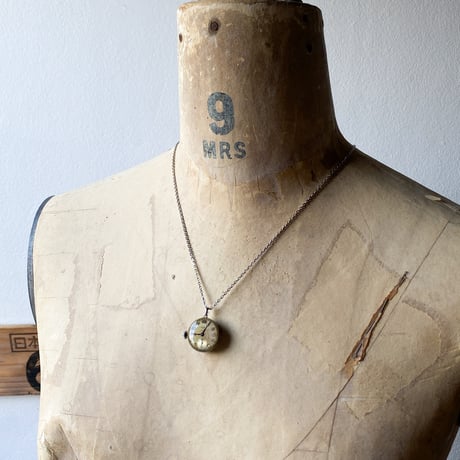 antique dial&movement necklace 【K0761】