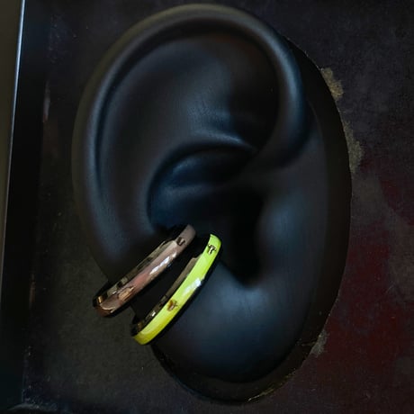 CLOPOA BLACK standard 2way earcuff&rings 2本セット【K0863】
