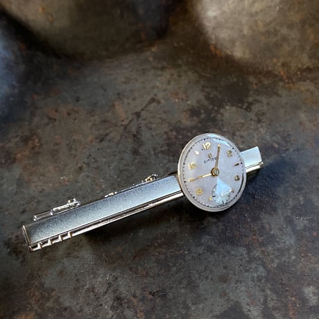 【K0612】 antique dial tiepin "CITIZEN"