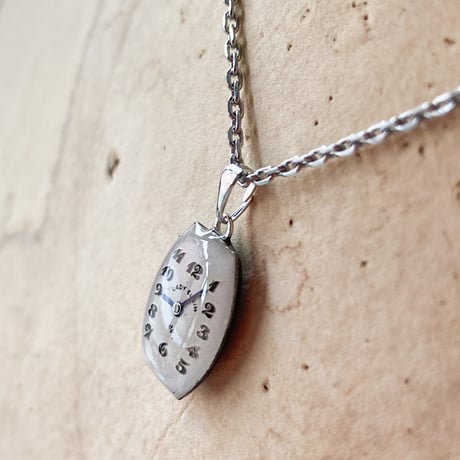 antique dial necklace "LADY ELGIN"【K0833】