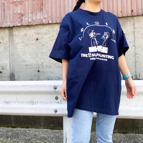 【new!!】9時5分の歯車オリジナル"謎解きデザイン" Tシャツ ネイビー