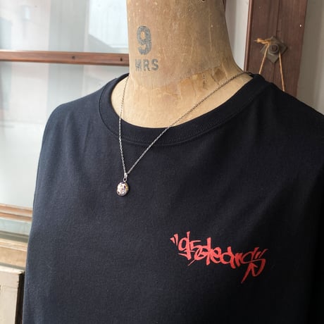 【サイズ限定特価】BLACK COLLECTION vol.2 Tシャツ ブラック&CLOPOA petit necklace purple【Sサイズ限定】【K0856】