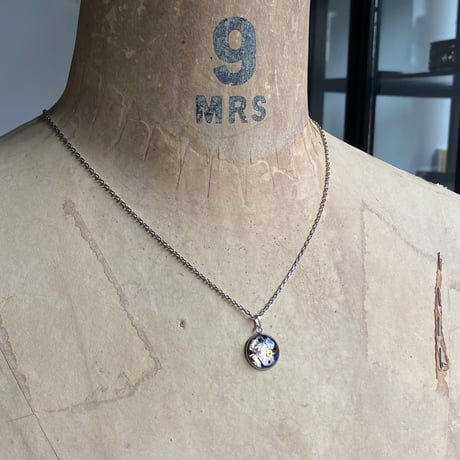 CLOPOA petit necklace blue【K0772】