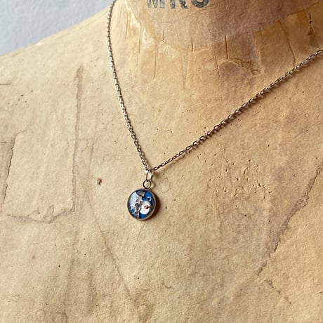 CLOPOA petit necklace skyblue【K0882】