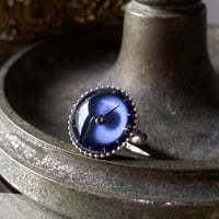 【企画展作品】antique violet dial ring "CITIZEN" SV925 #10【something special/S0014】